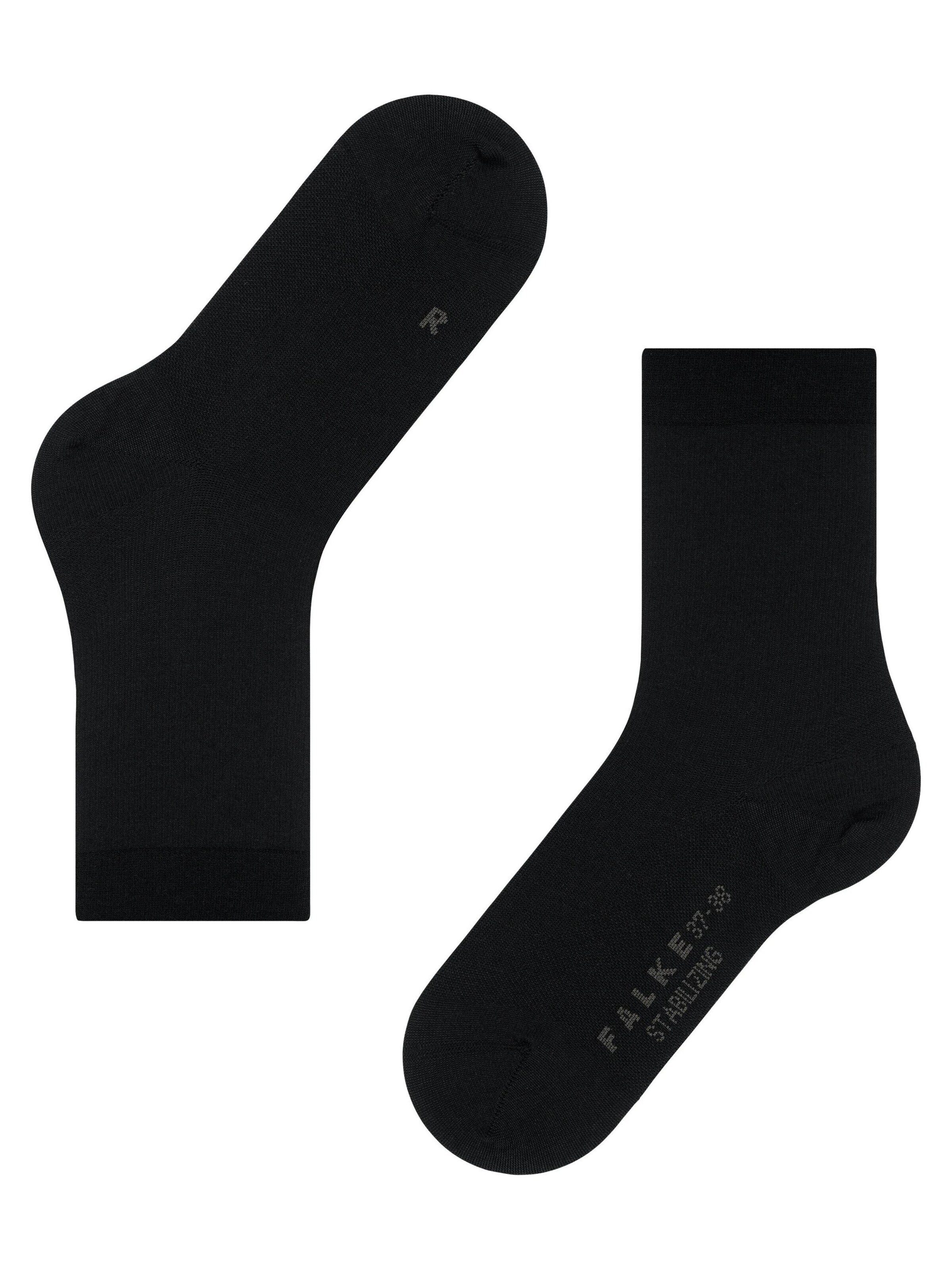 FALKE Socken 'Stabilizing Wool Everyday'‌‌‌‌‌‌‌‌‌ in Schwarz