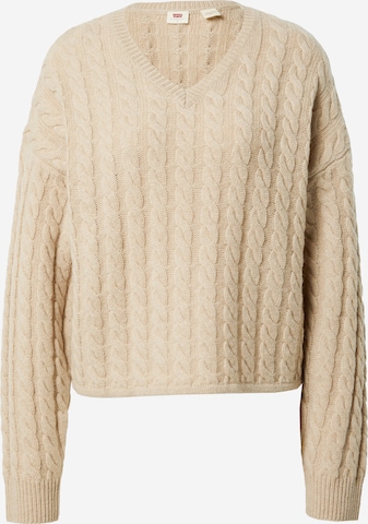 LEVI'S ® Pulóver 'Rae Sweater' - bézs: elől