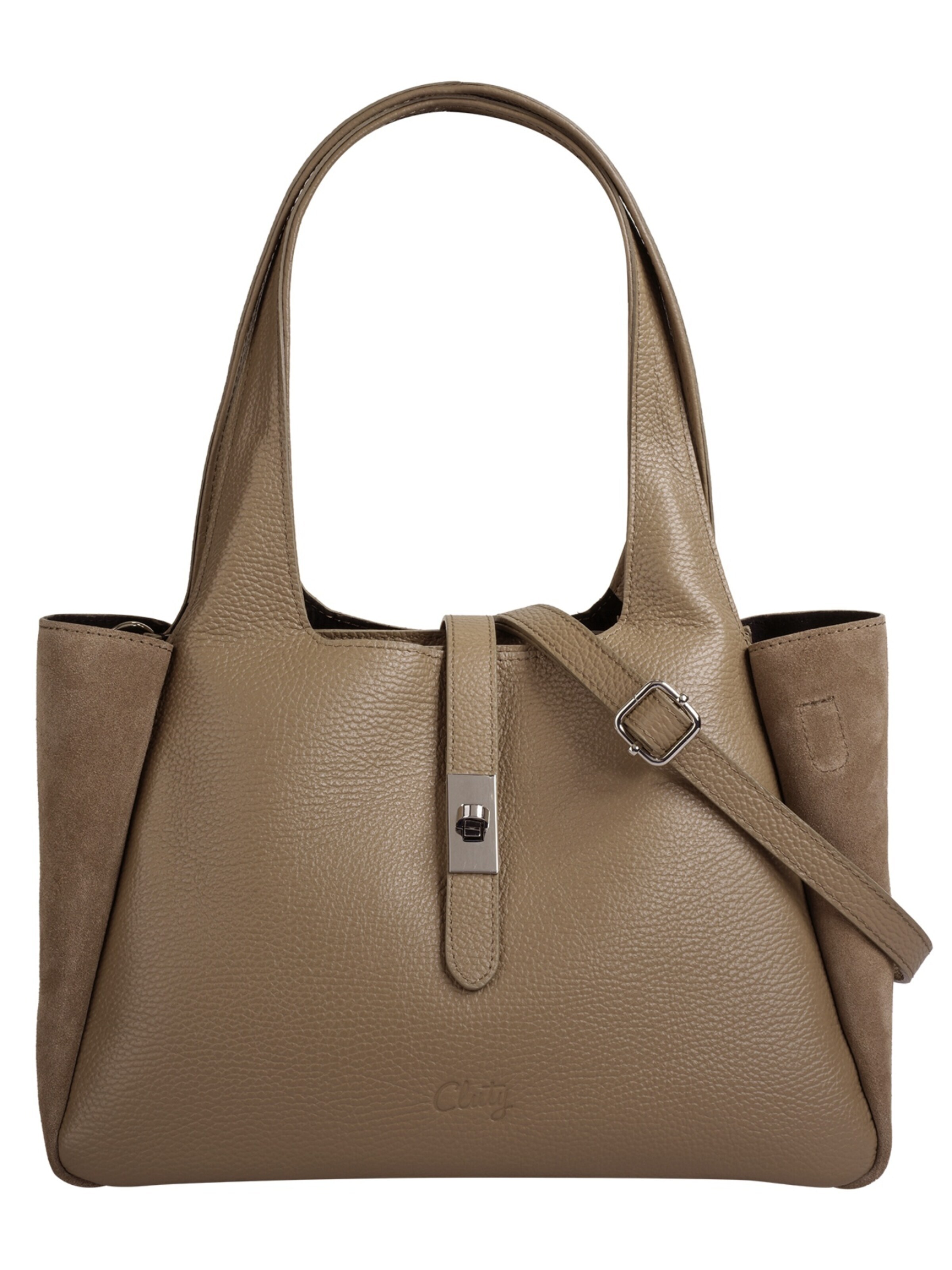Cluty Cabas en One Size en taupe, Vue avec produit