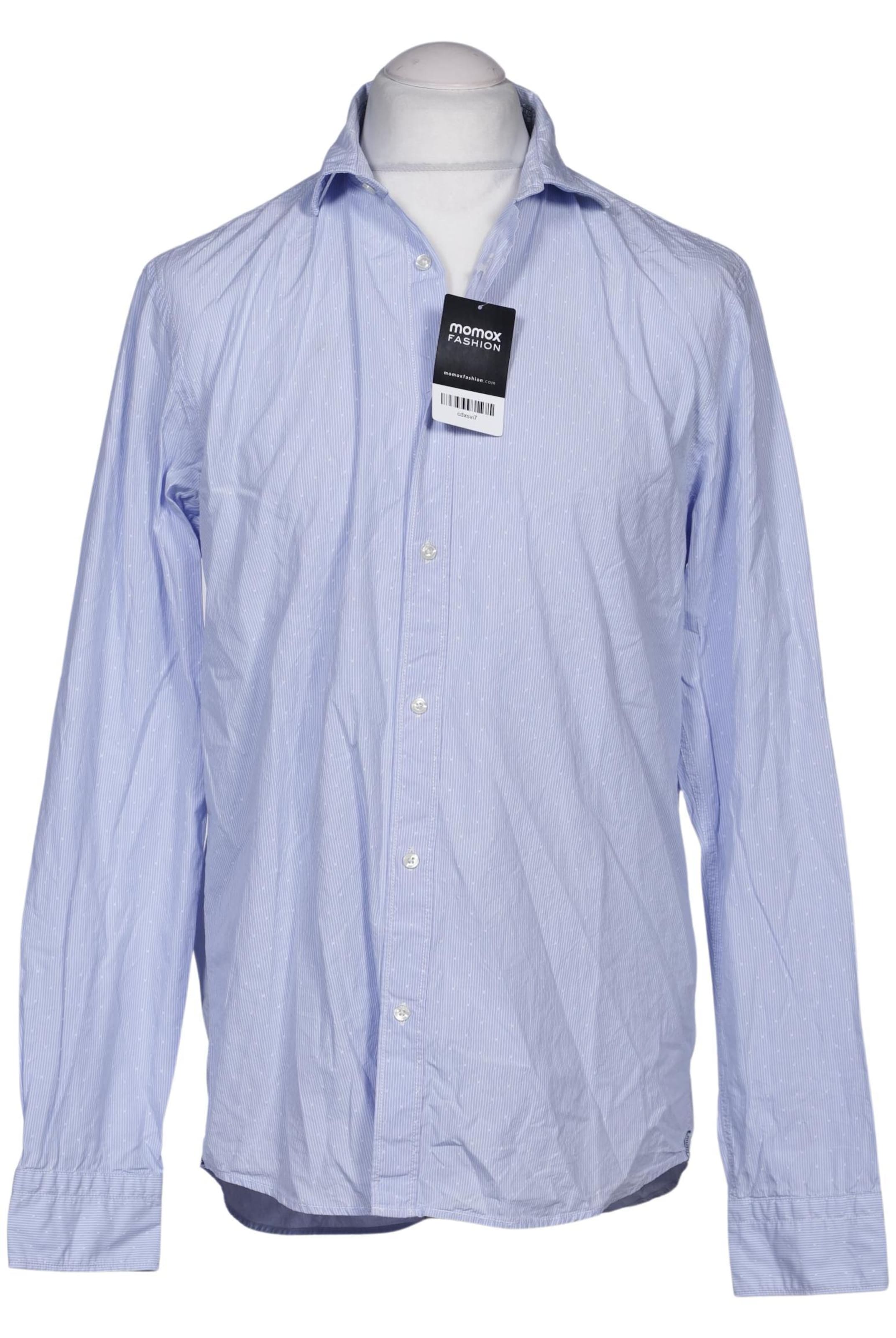 SCOTCH & SODA Button Up Shirt in L in Blue: front