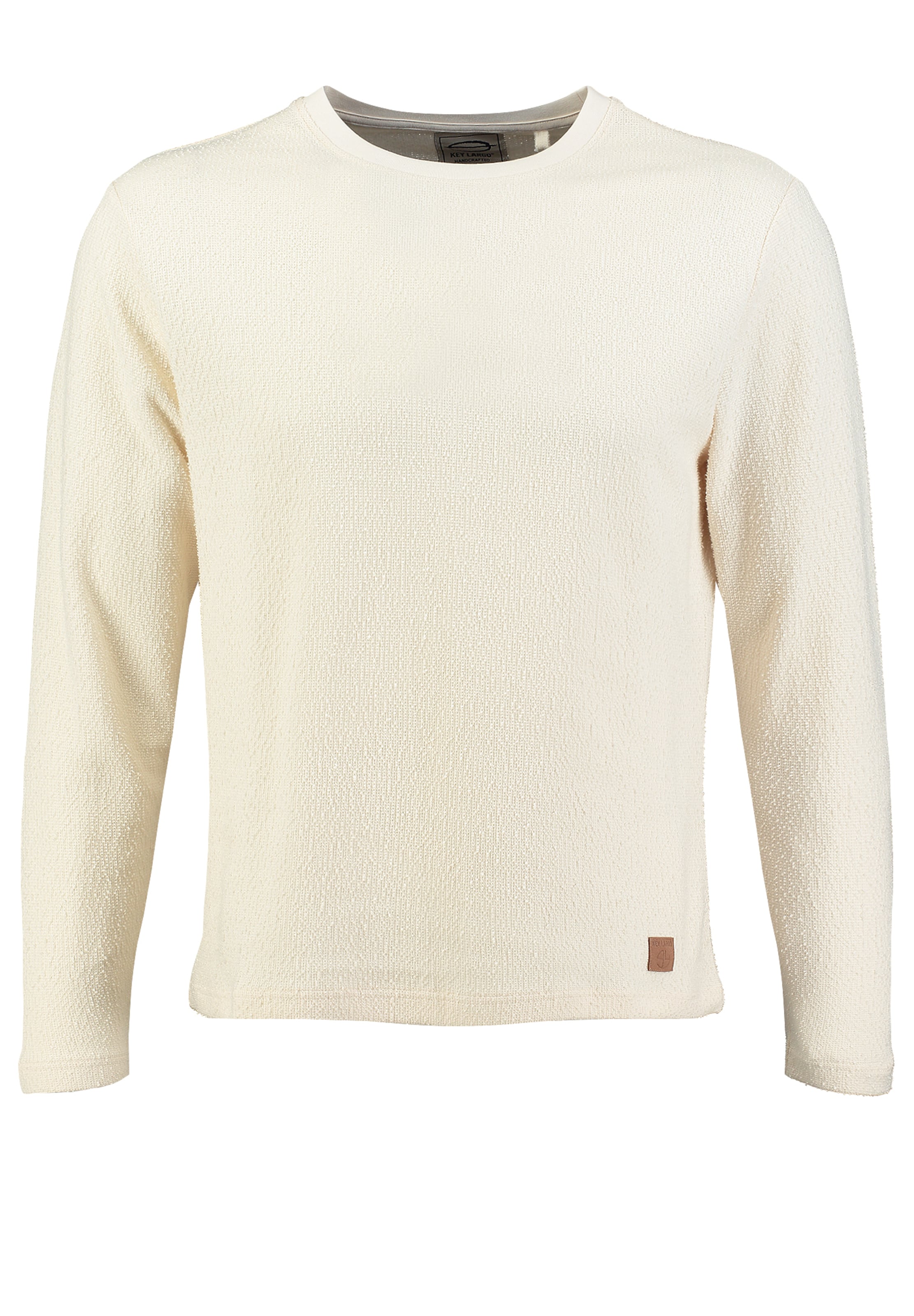 Sweat-shirt Key Largo en beige : devant