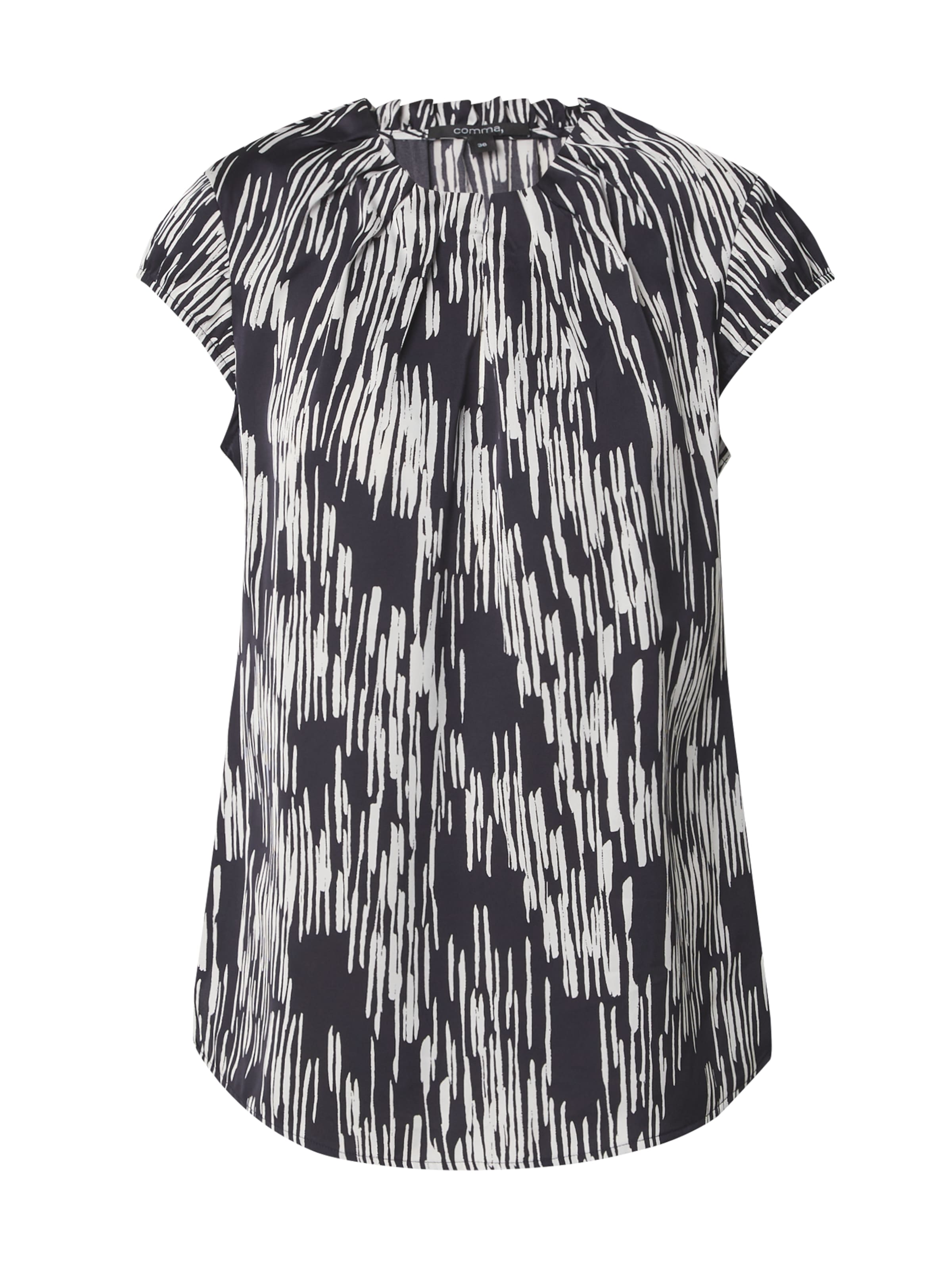 COMMA Bluse in Schwarz: Vorderseite