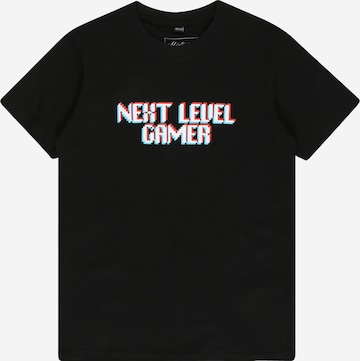 Mister Tee Shirt 'Next Level Gamer' in Zwart: voorkant