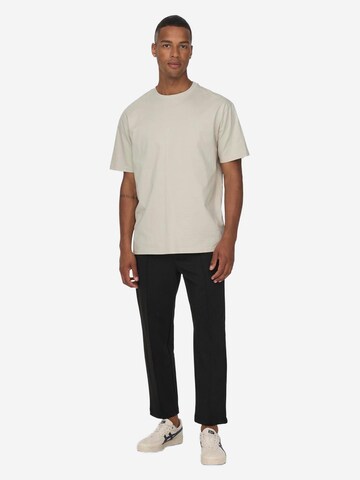 Only & Sons Shirt 'Onsfred' in Beige