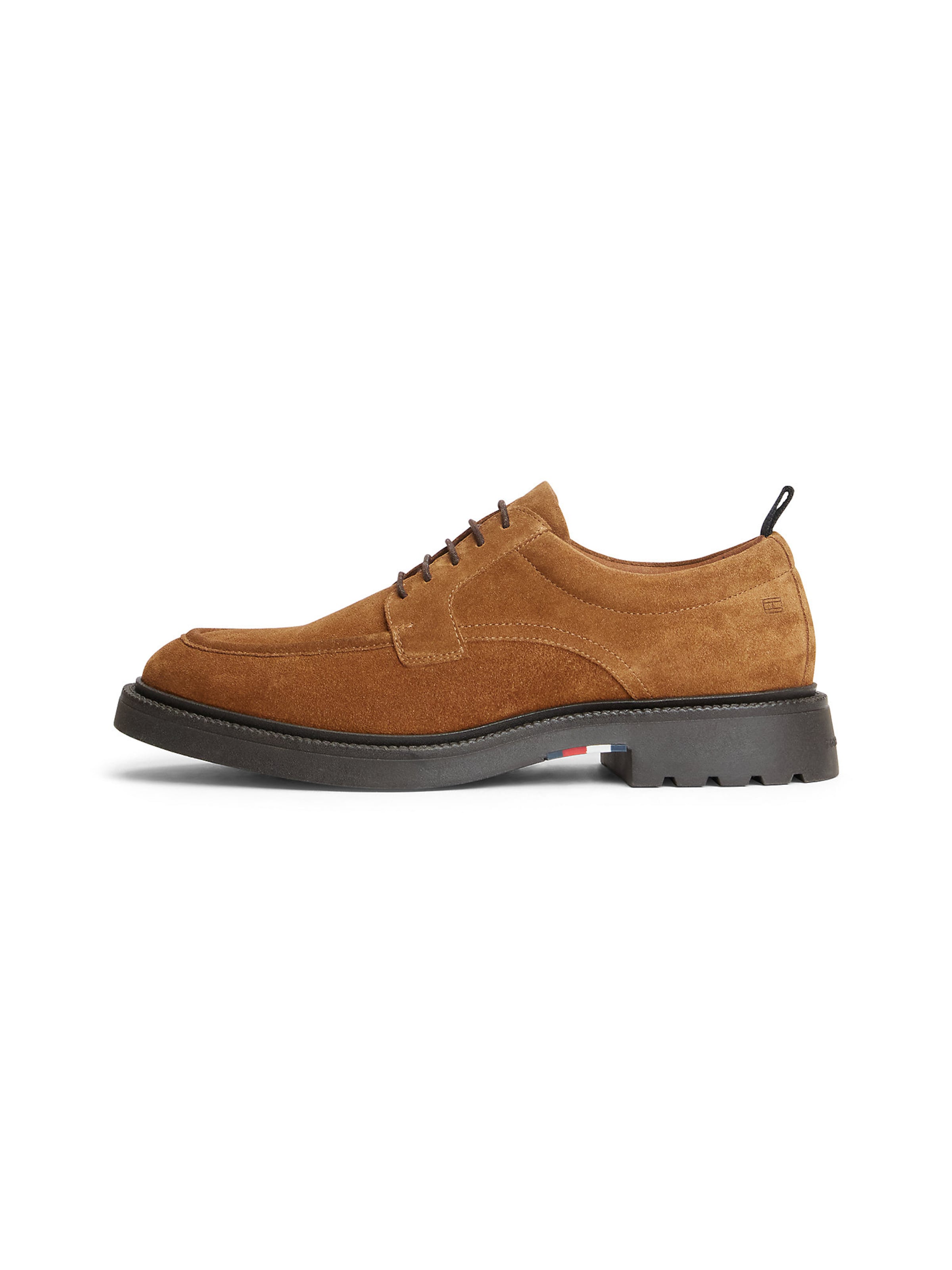 Chaussure à lacets TOMMY HILFIGER en marron : devant