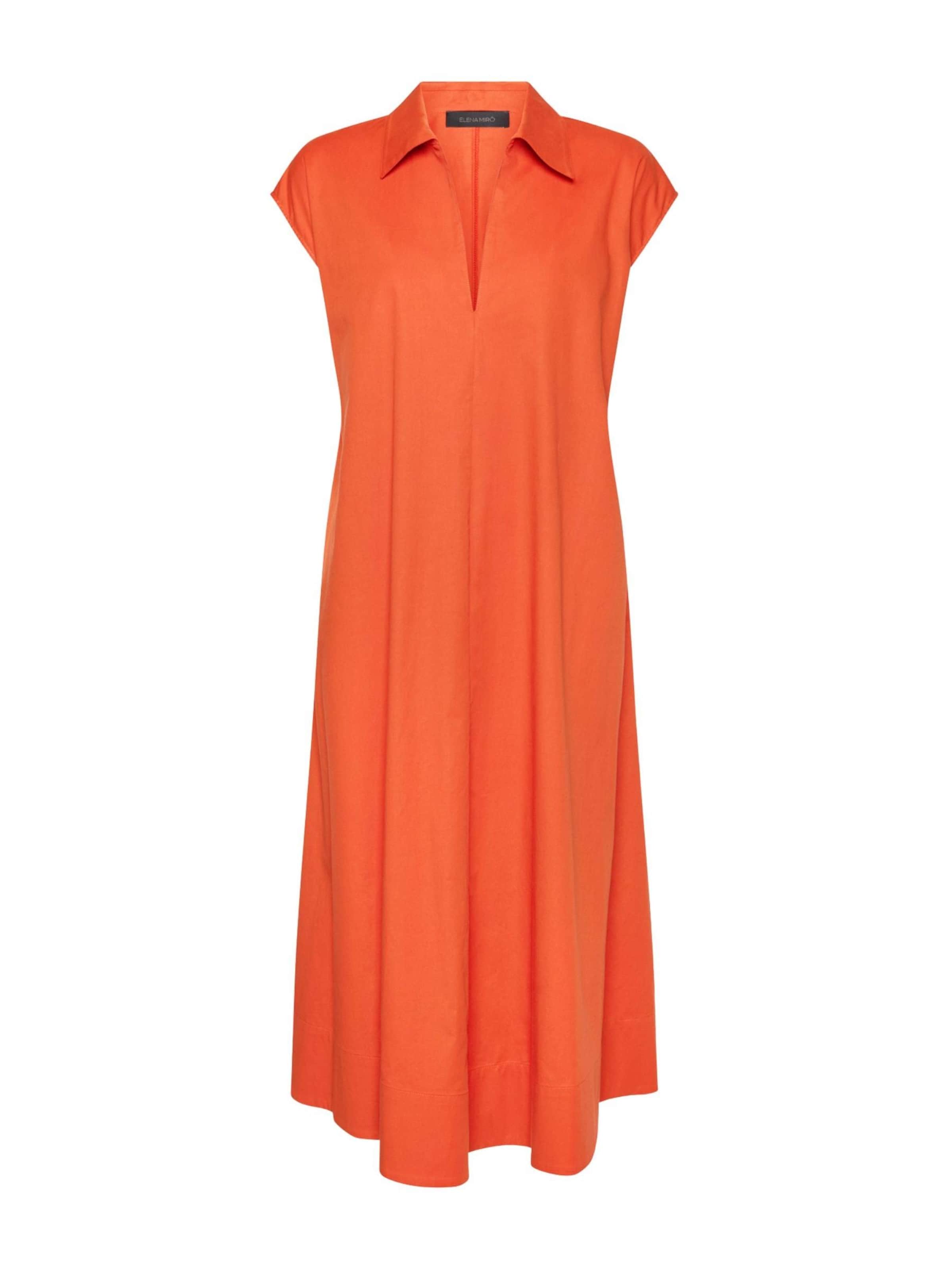 Elena Mirò Jurk in Oranje: voorkant