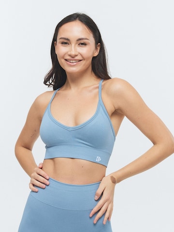 DRILLS Apparel - Bustier Sujetador deportivo 'FLXFLOW X Bra' en azul