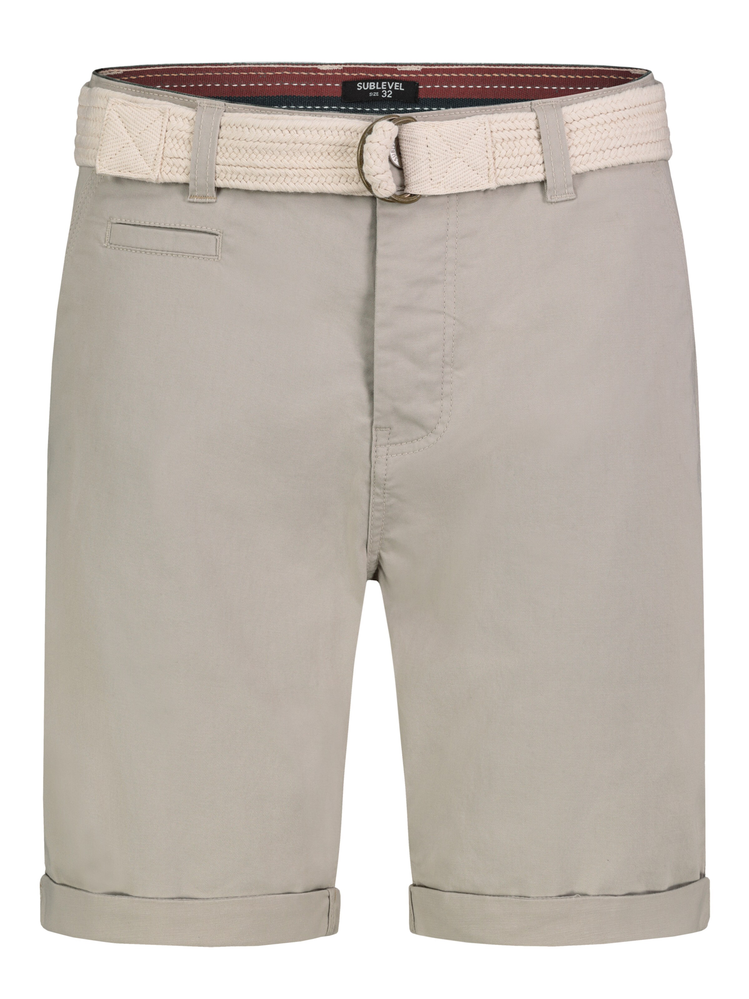 Sublevel Shorts in Beige: Vorderseite