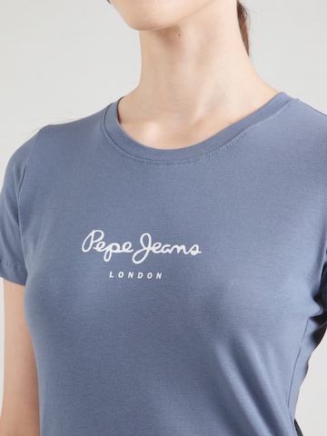 Pepe Jeans T-shirt 'New Virginia' i blå