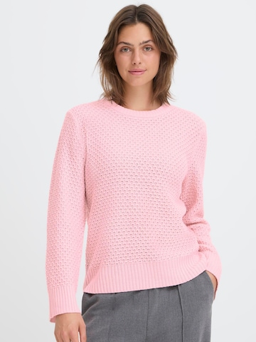 Pull-over 'Nelly' Oxmo en rose : devant