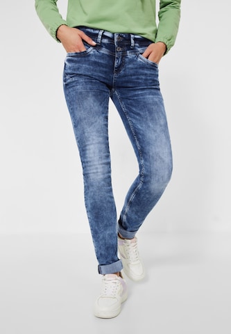 STREET ONE Slimfit Jeans in Blau: predná strana