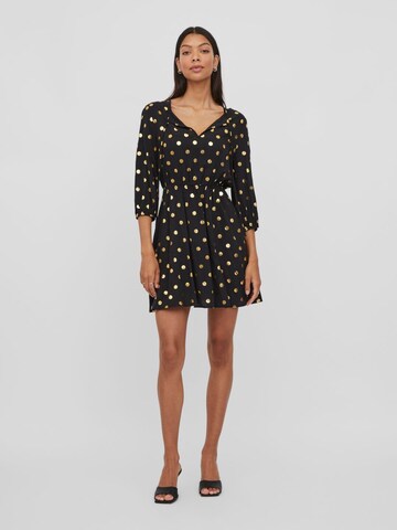 VILA Dress 'Goldy' in Black: front