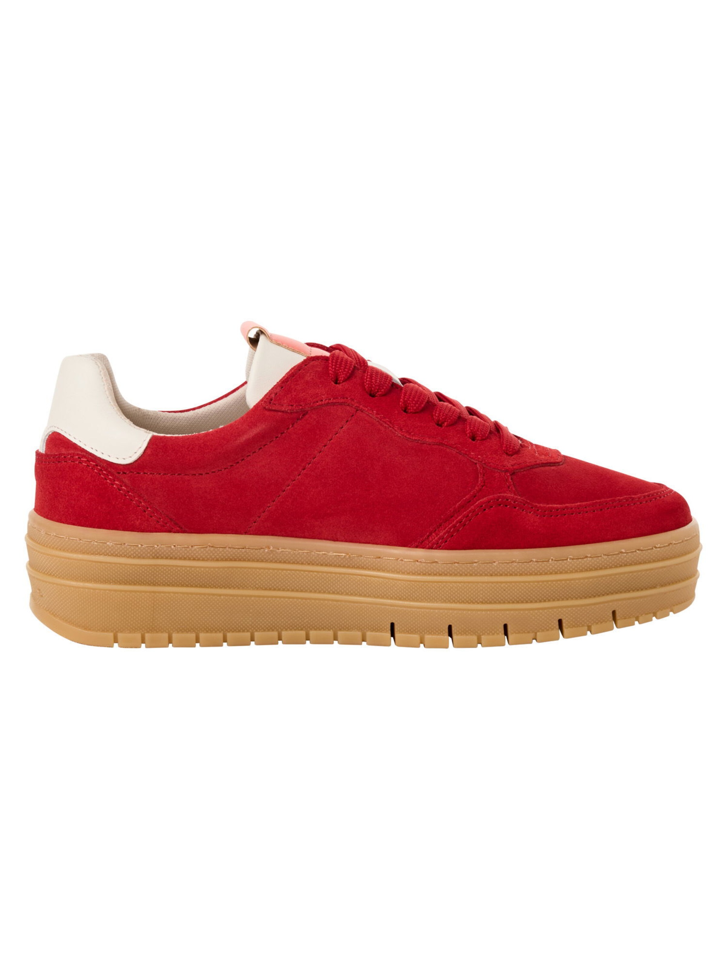 Baskets basses Tamaris en rouge