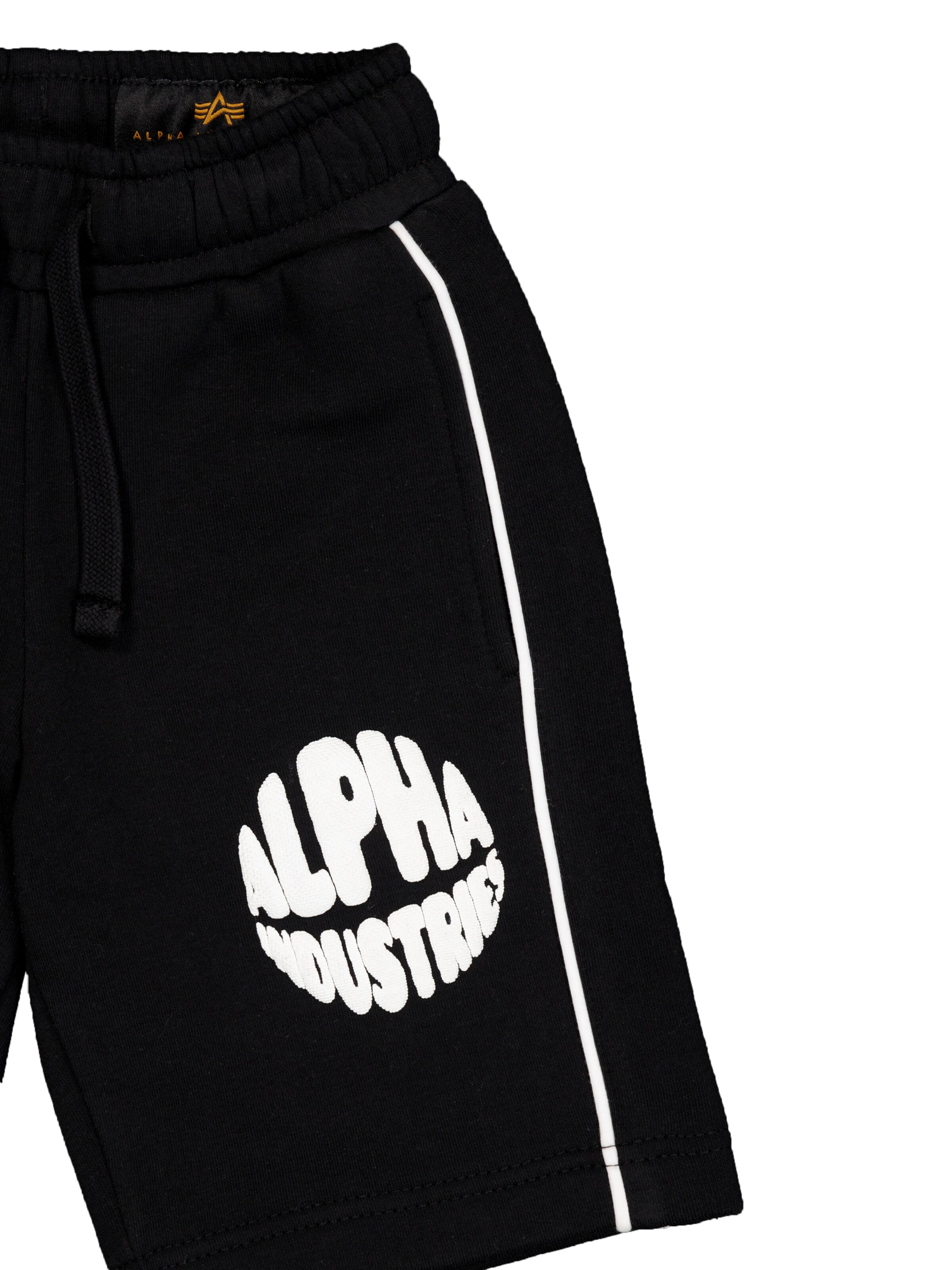 ALPHA INDUSTRIES regular Bukser i sort