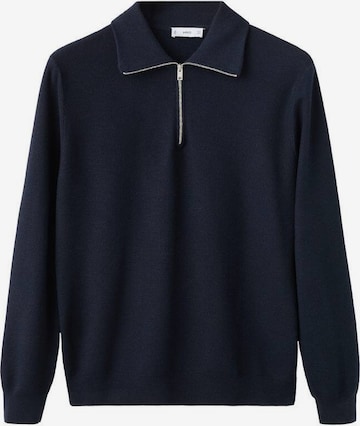 MANGO MAN Sweater 'Tenp' in Blue: front