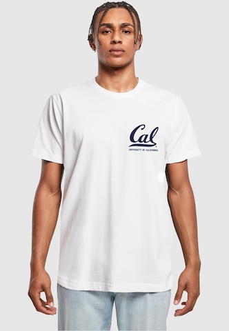 T-Shirt 'Berkeley University - Cal' Merchcode en blanc : devant