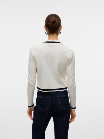 VERO MODA Gebreid vest 'TRUDY' in Wit