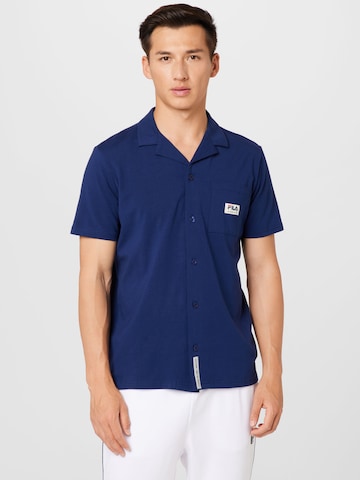 FILA Klasický střih Košile 'Trogir' – modrá: přední strana