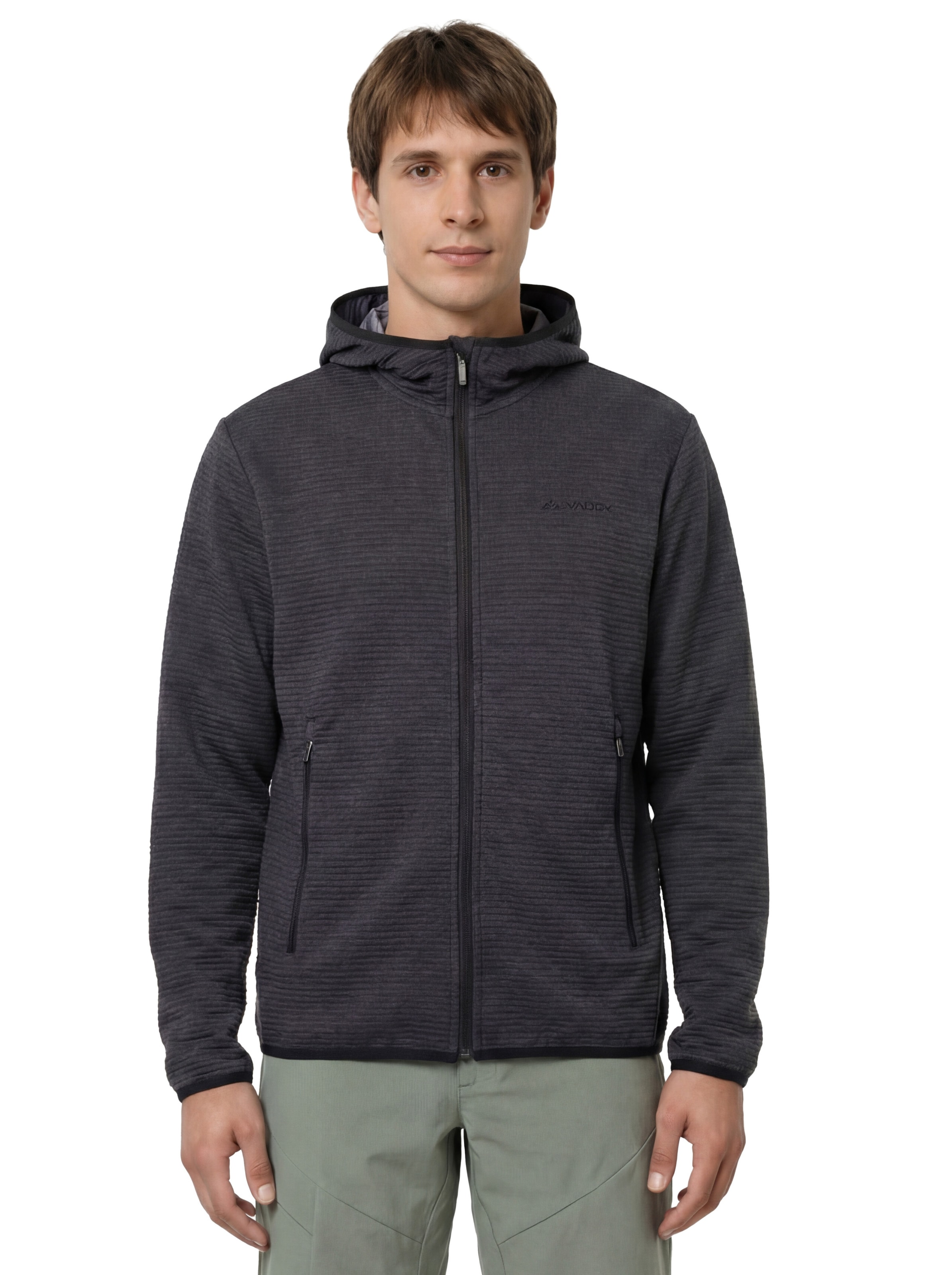 VAUDE Outdoor jacket 'Strona' in Black: front