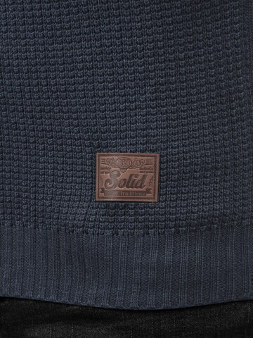 Vestes en maille 'Tristan' !Solid en bleu