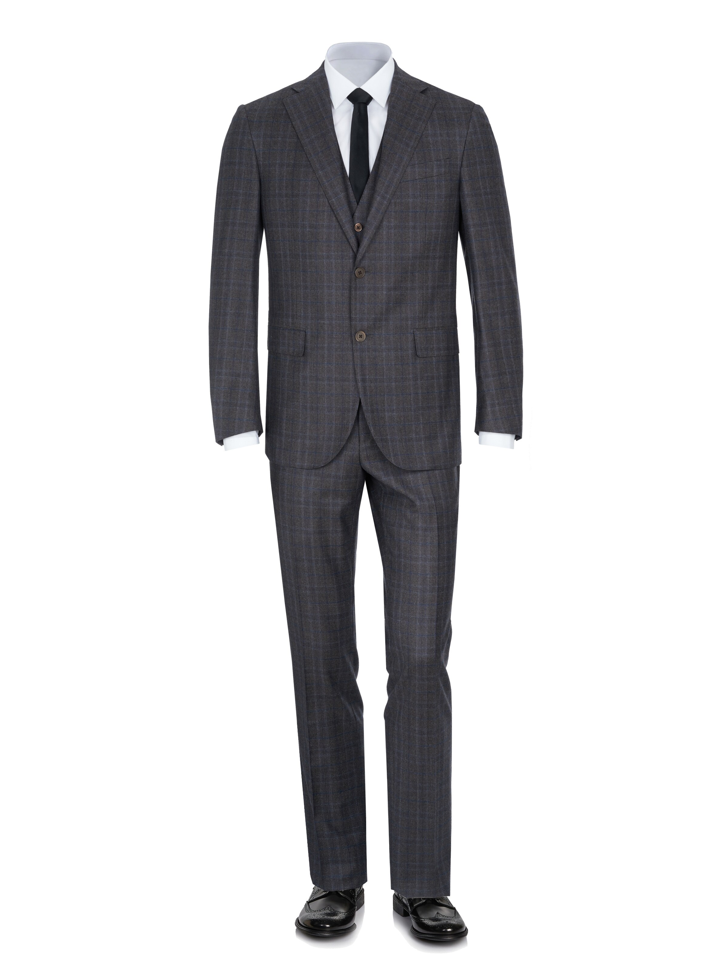 Corneliani Regular Suit 'Corneliani Anzug' in Grey: front