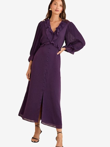 Robe love & roses en violet : devant
