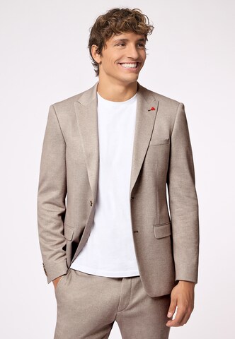 ROY ROBSON Slimfit Hosenanzug Slim Fit in Braun