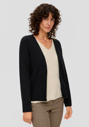 Cardigan s.Oliver en noir : devant