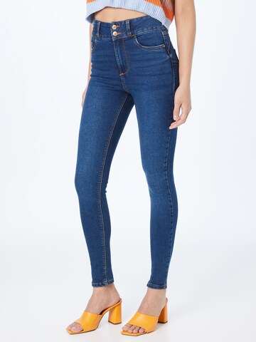 NEW LOOK Skinny Jeans in Blue: front