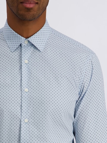 PIERRE CARDIN Regular fit Business shirt in Blue