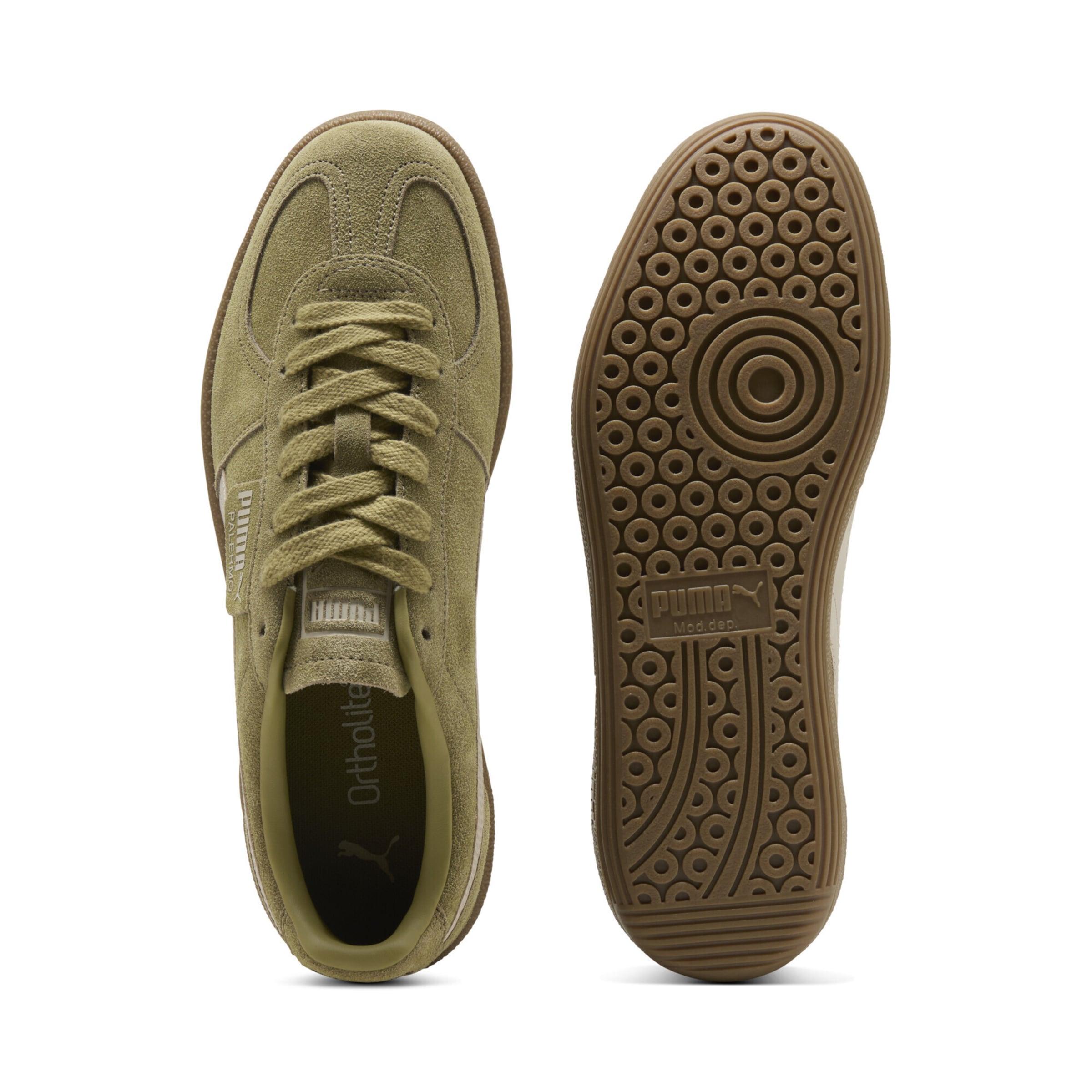 Baskets basses 'Palermo' PUMA en vert