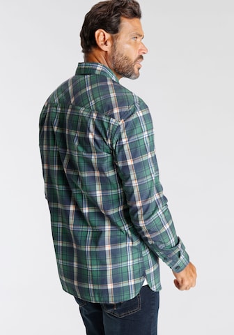 Man's World Regular fit Button Up Shirt in Green