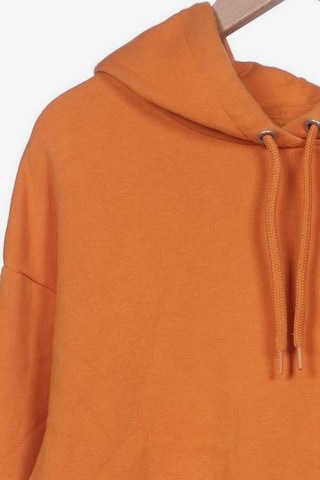 Monki Sweatshirt & Zip-Up Hoodie in XS in Orange