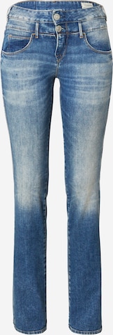 Herrlicher Bootcut Jeans in Blauw: voorkant