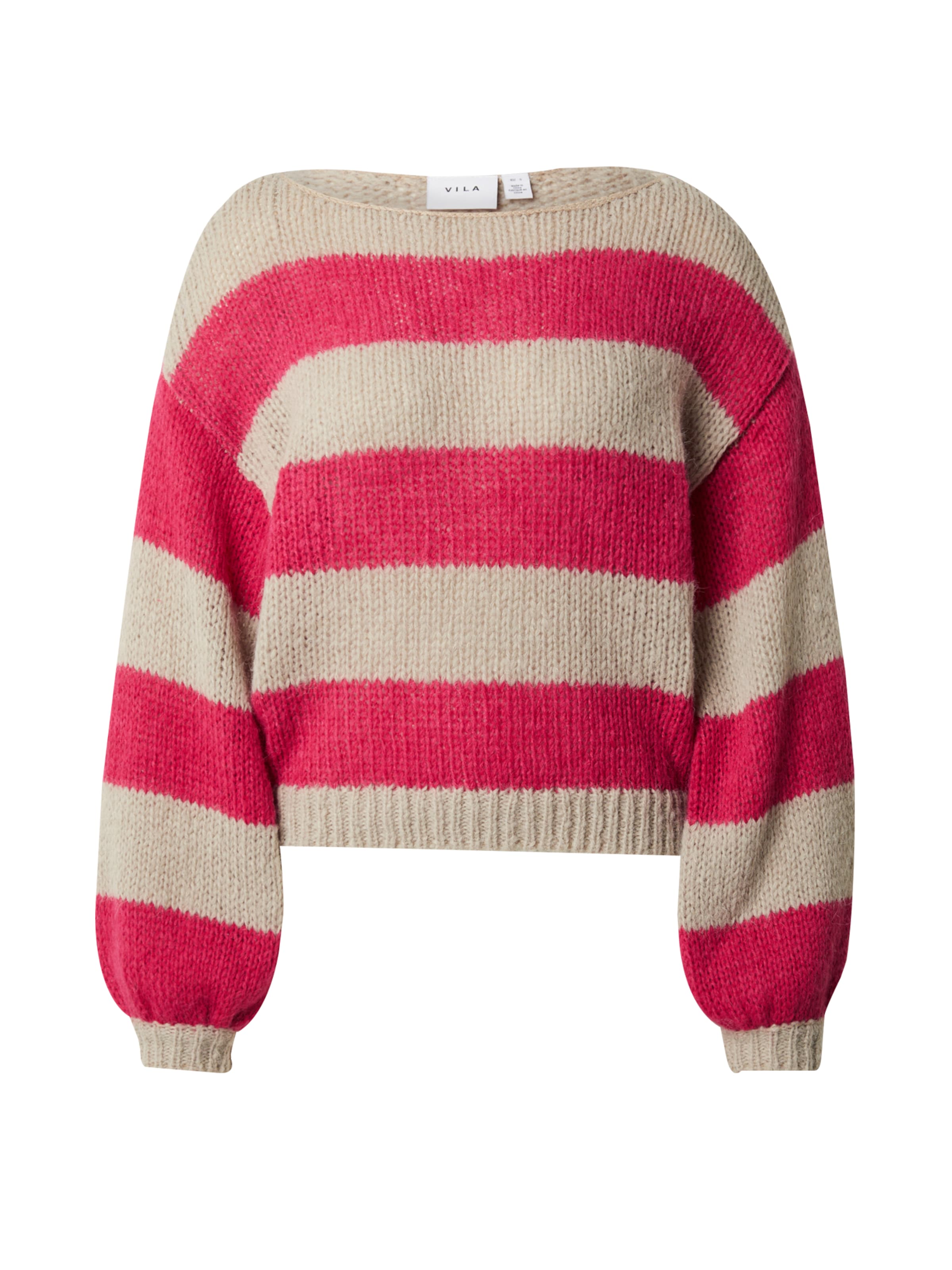 VILA Sweater 'CHOCA' in Pink: front