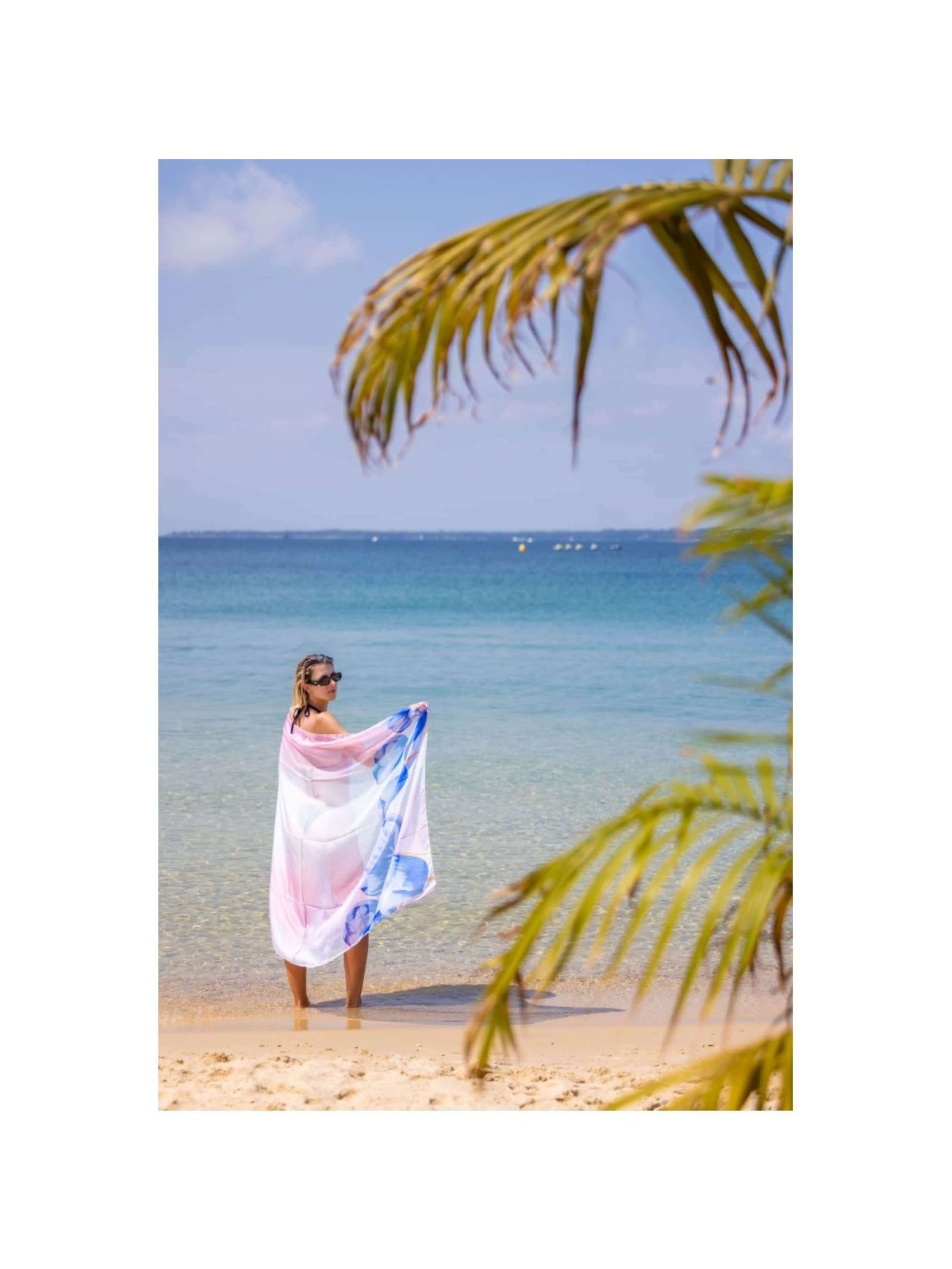 alberto cabale - Vestido de playa 'FABIOLA' en azul