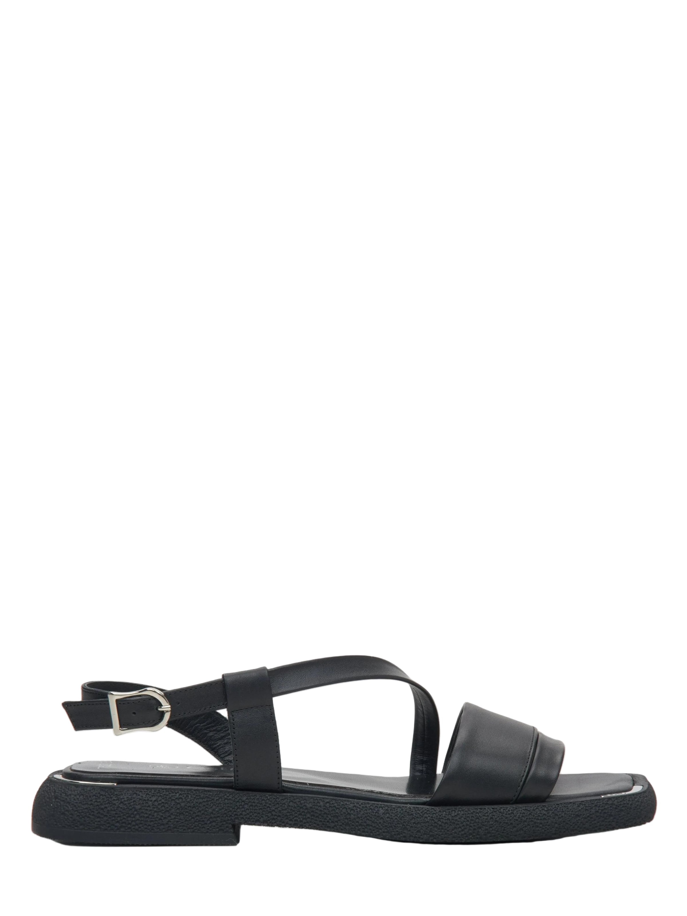 Sandales '54-750' Estro en noir : devant