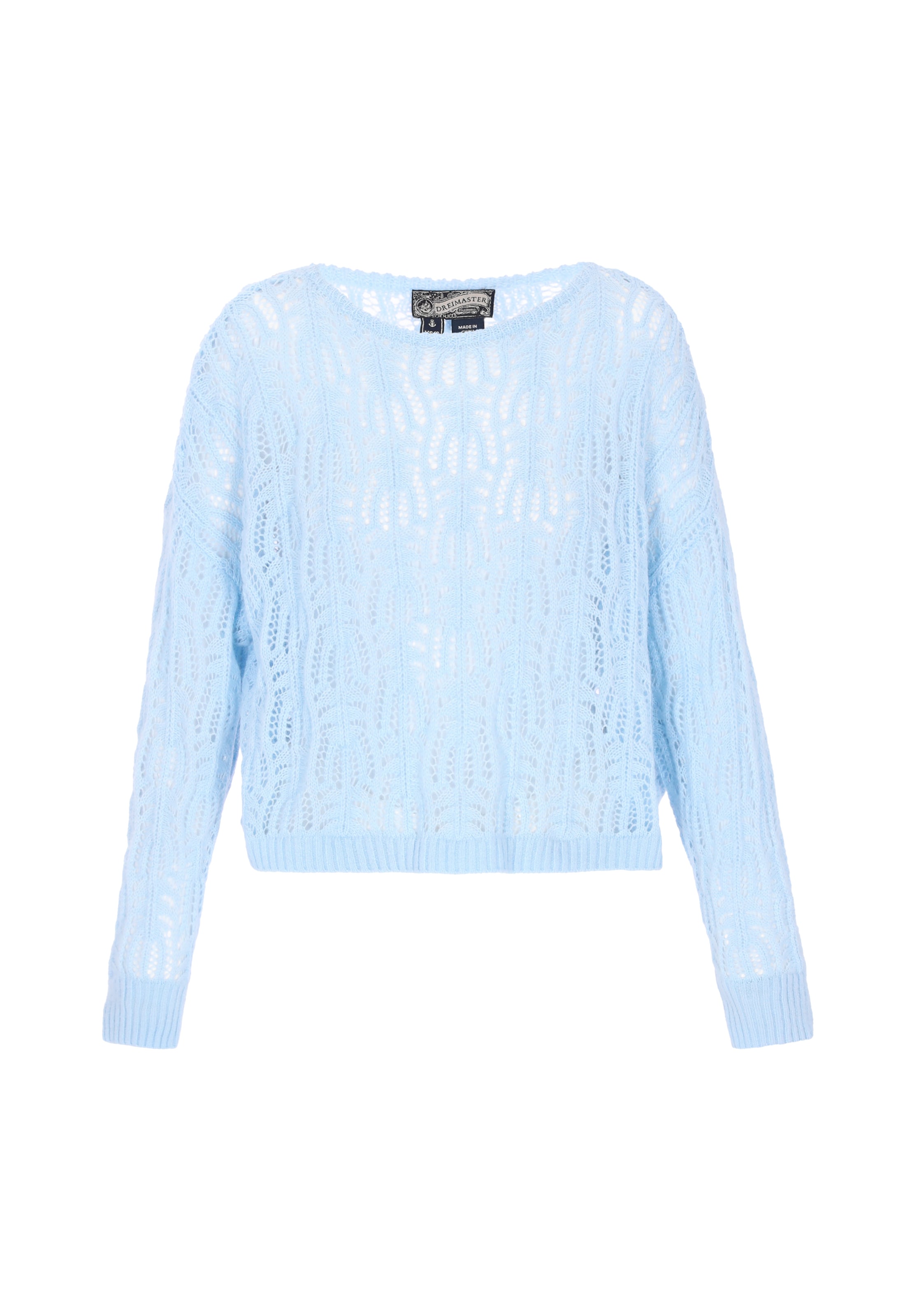 Pull-over 'Vintage' DreiMaster Vintage en bleu : devant