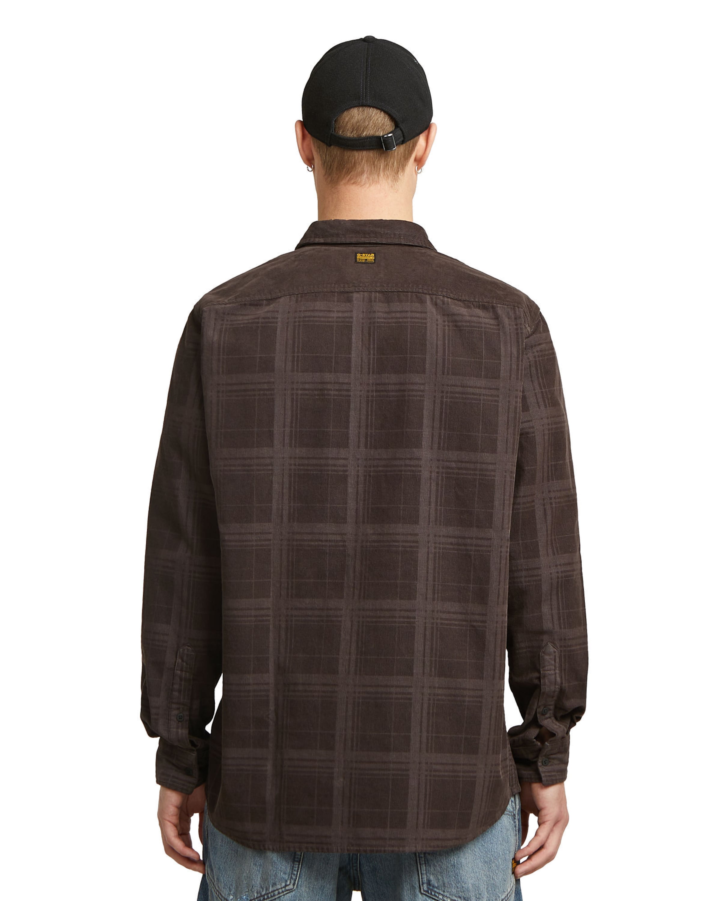 G-STAR Regular Fit Hemd in Braun