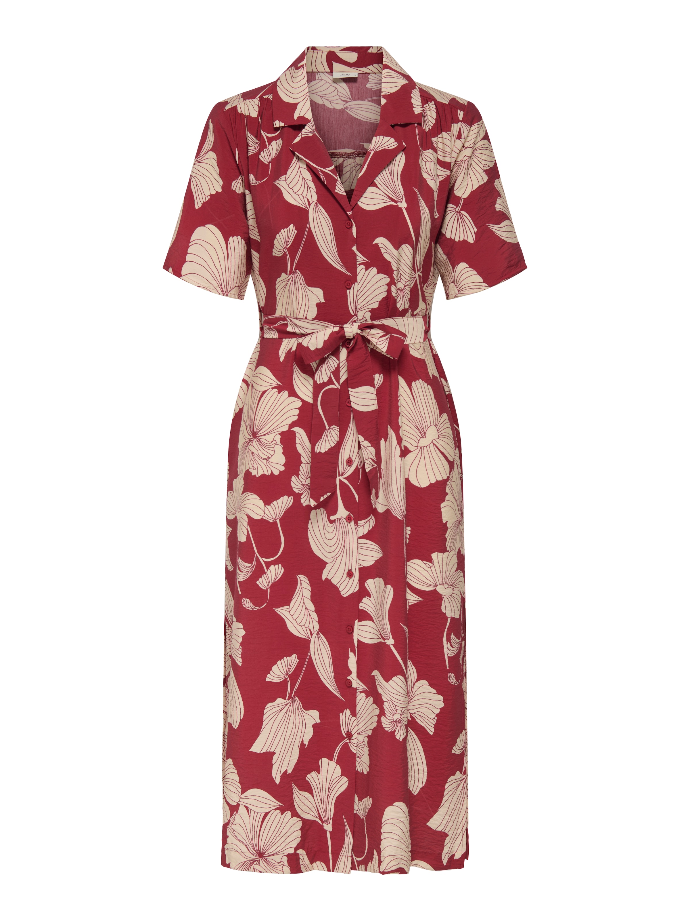 JDY Платье-рубашка 'JDYTroya' в Красный: спереди