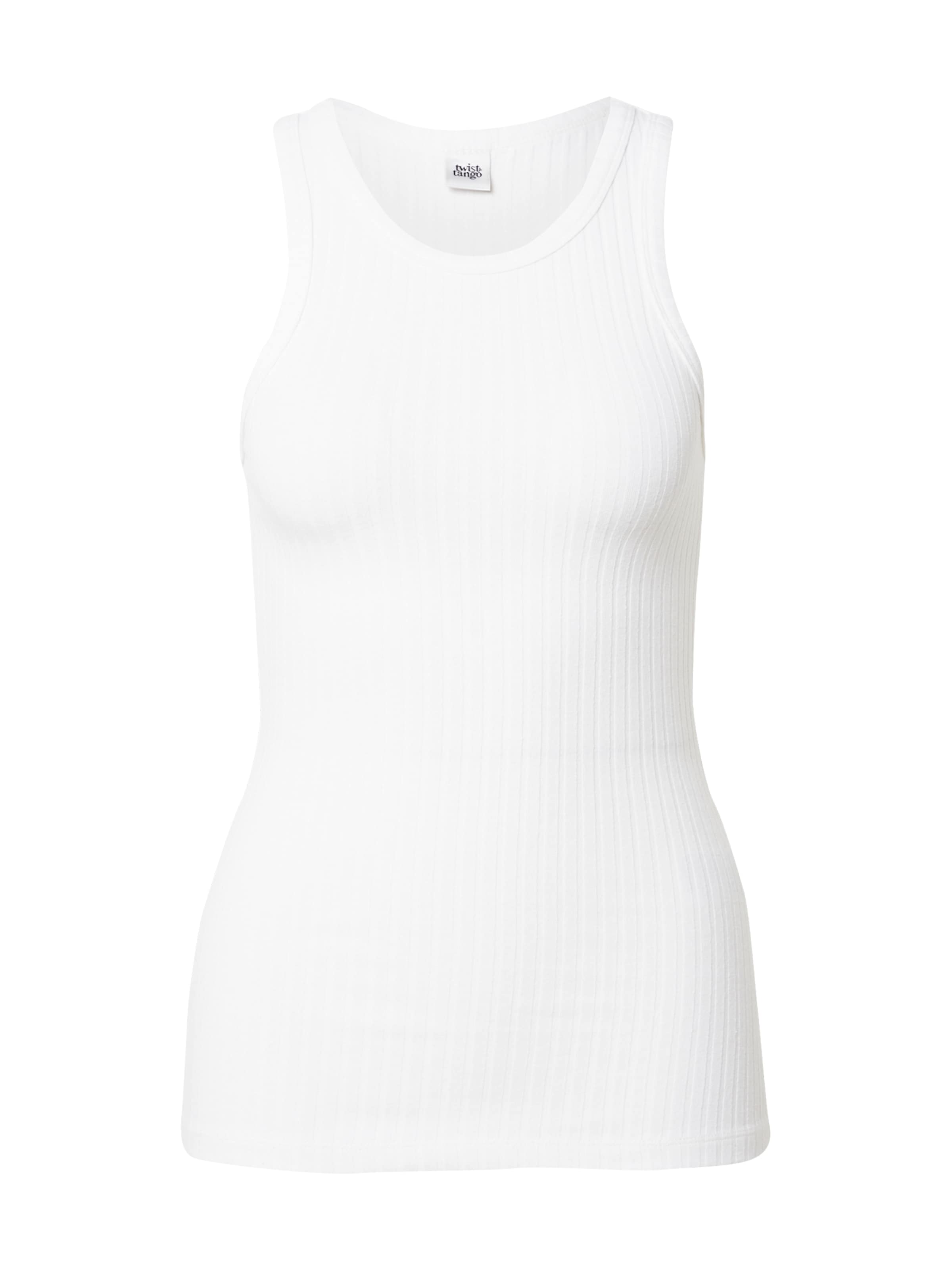 Top 'FAYE' di Twist & Tango in bianco: frontale