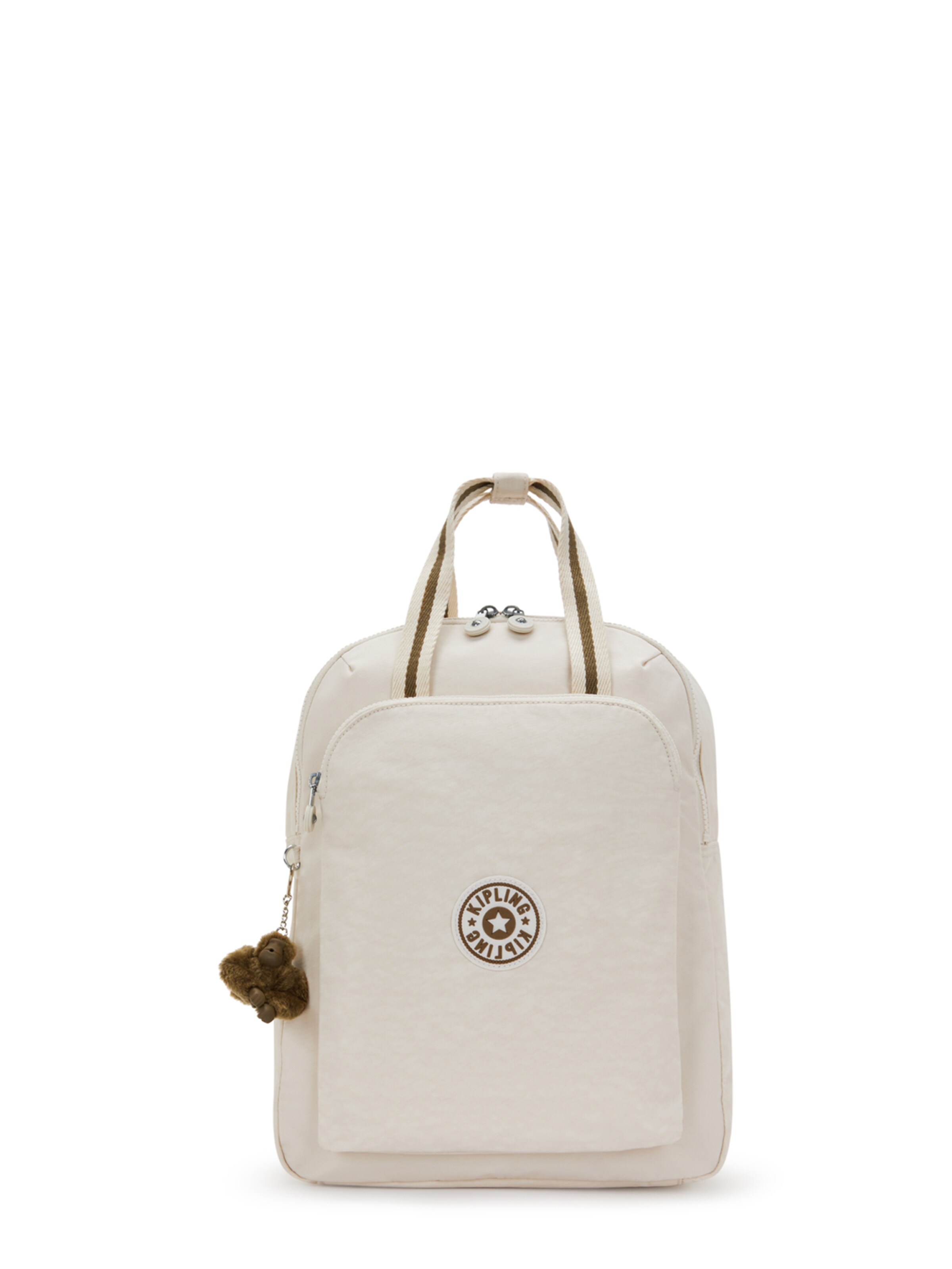 smėlio KIPLING Kuprinė 'Kazuki': priekis
