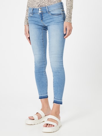 ONLY Skinny Jeans 'CORAL' in Blauw: voorkant