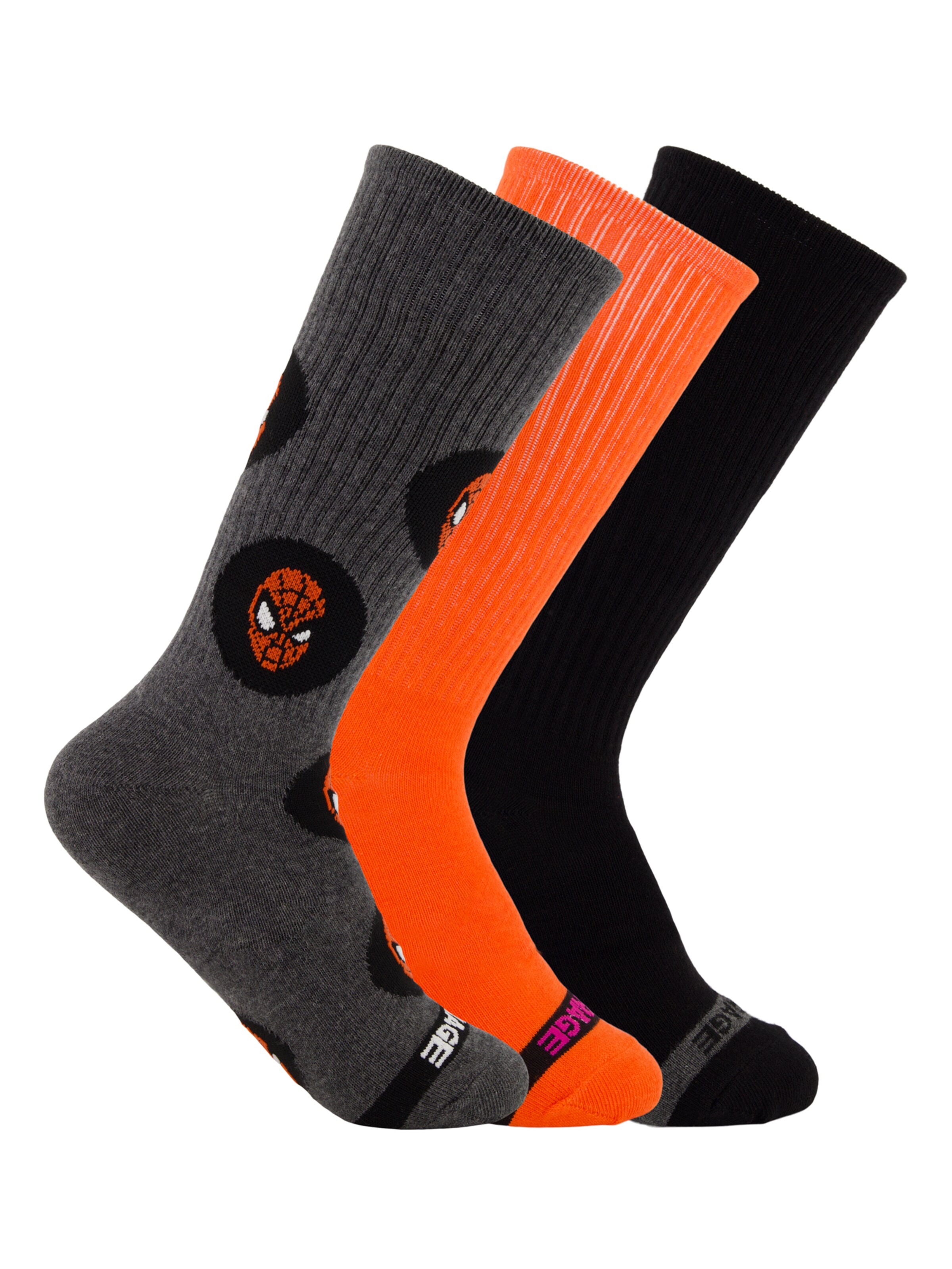 Chaussettes 'Marvel Comics' DISNEY en gris
