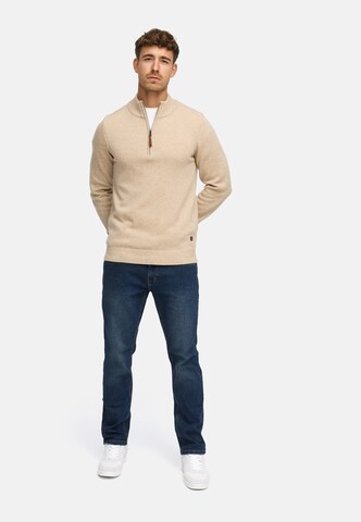 INDICODE JEANS Sweater in Beige