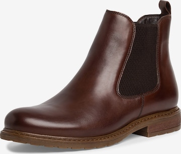 Tamaris Chelsea Boots in Braun: predná strana