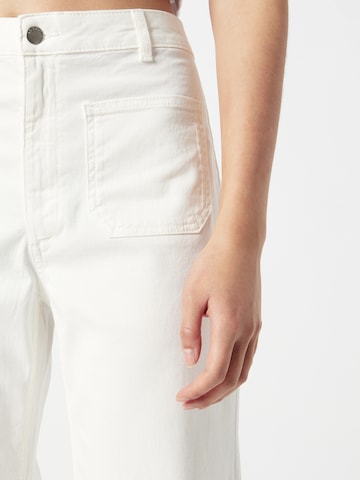 UNITED COLORS OF BENETTON Bootcut Spodnie w kolorze biały