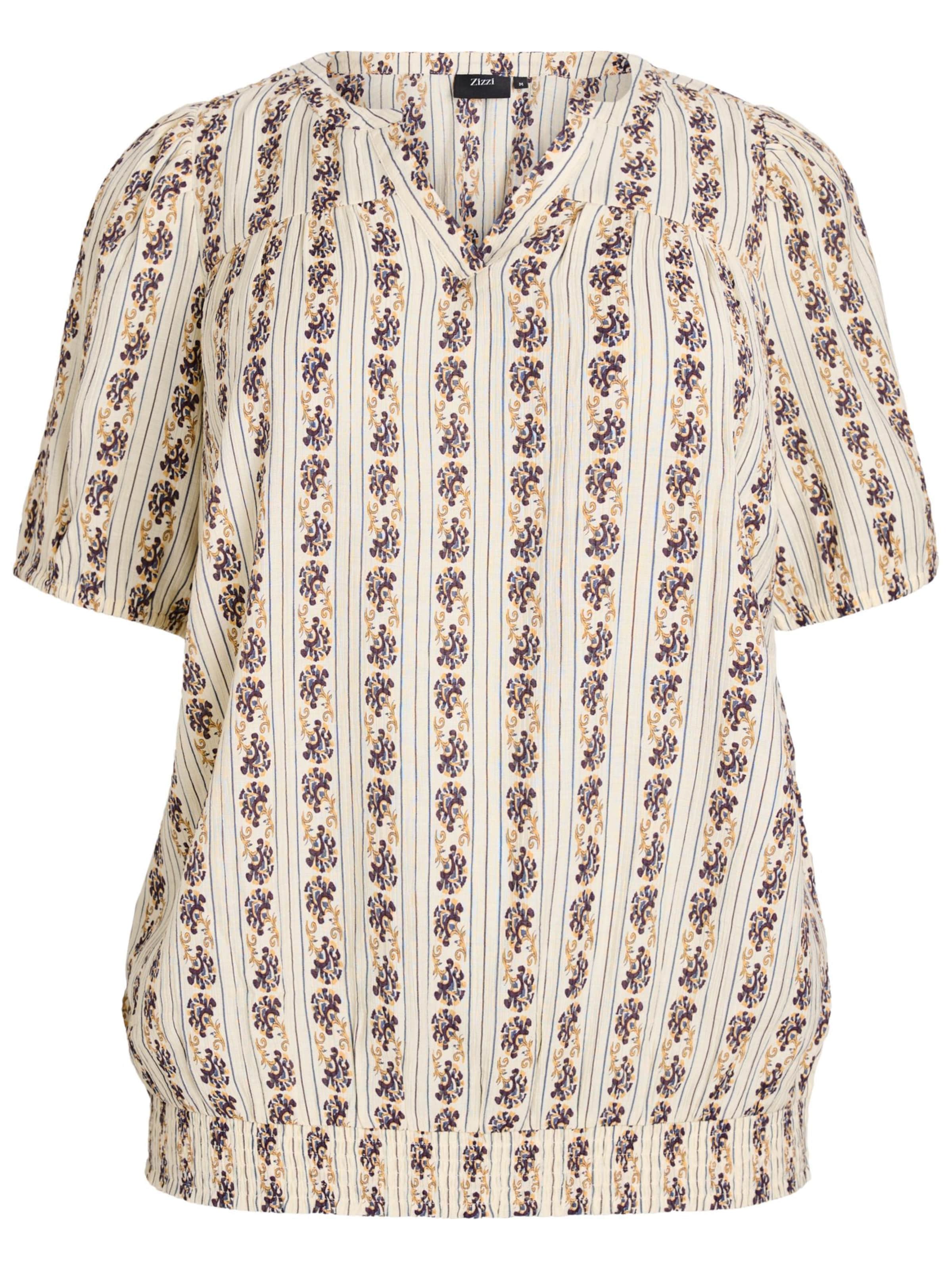 Zizzi Bluzka 'Melisa' w kolorze beżowy: przód