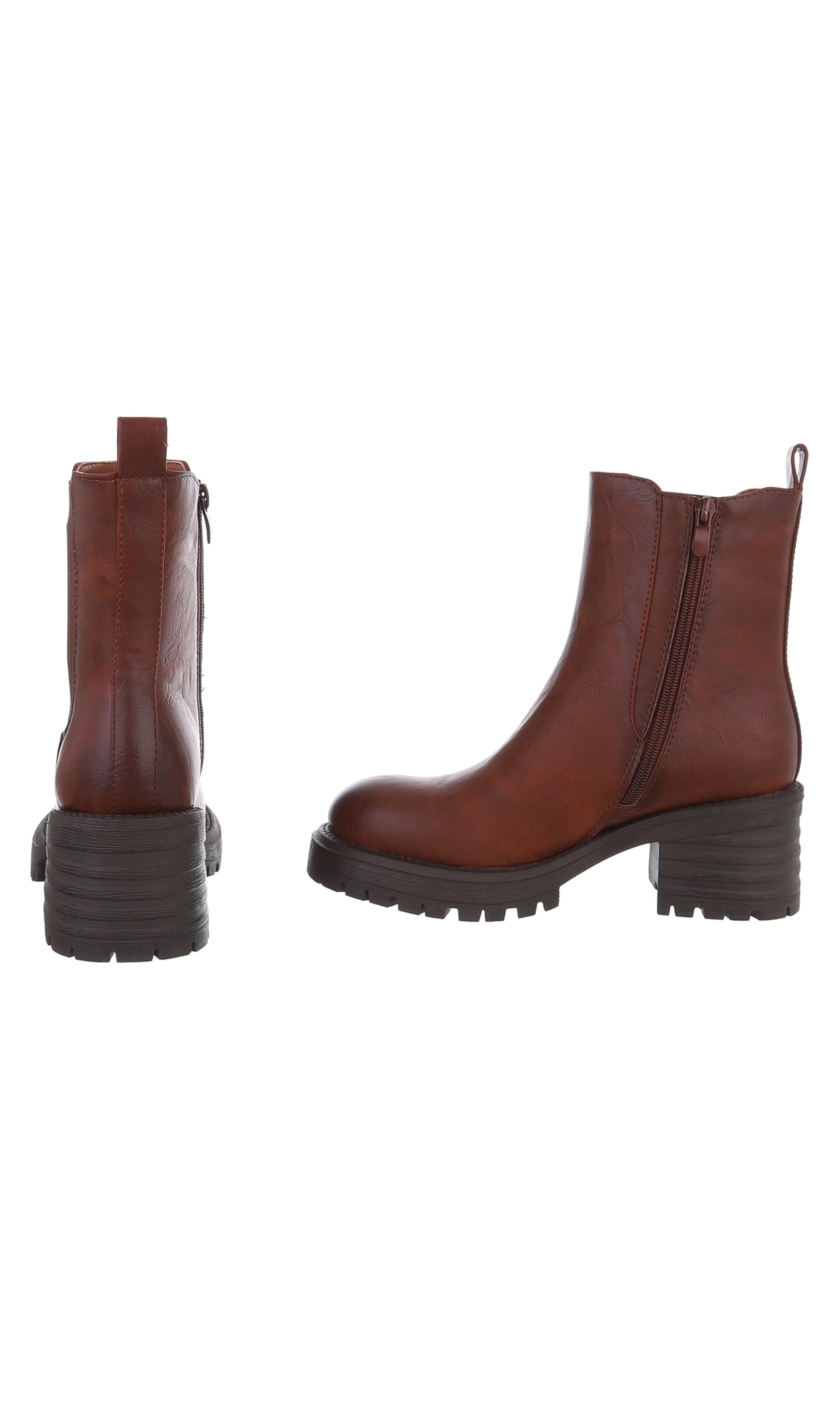 Ital-Design Ankle Boots in Beige