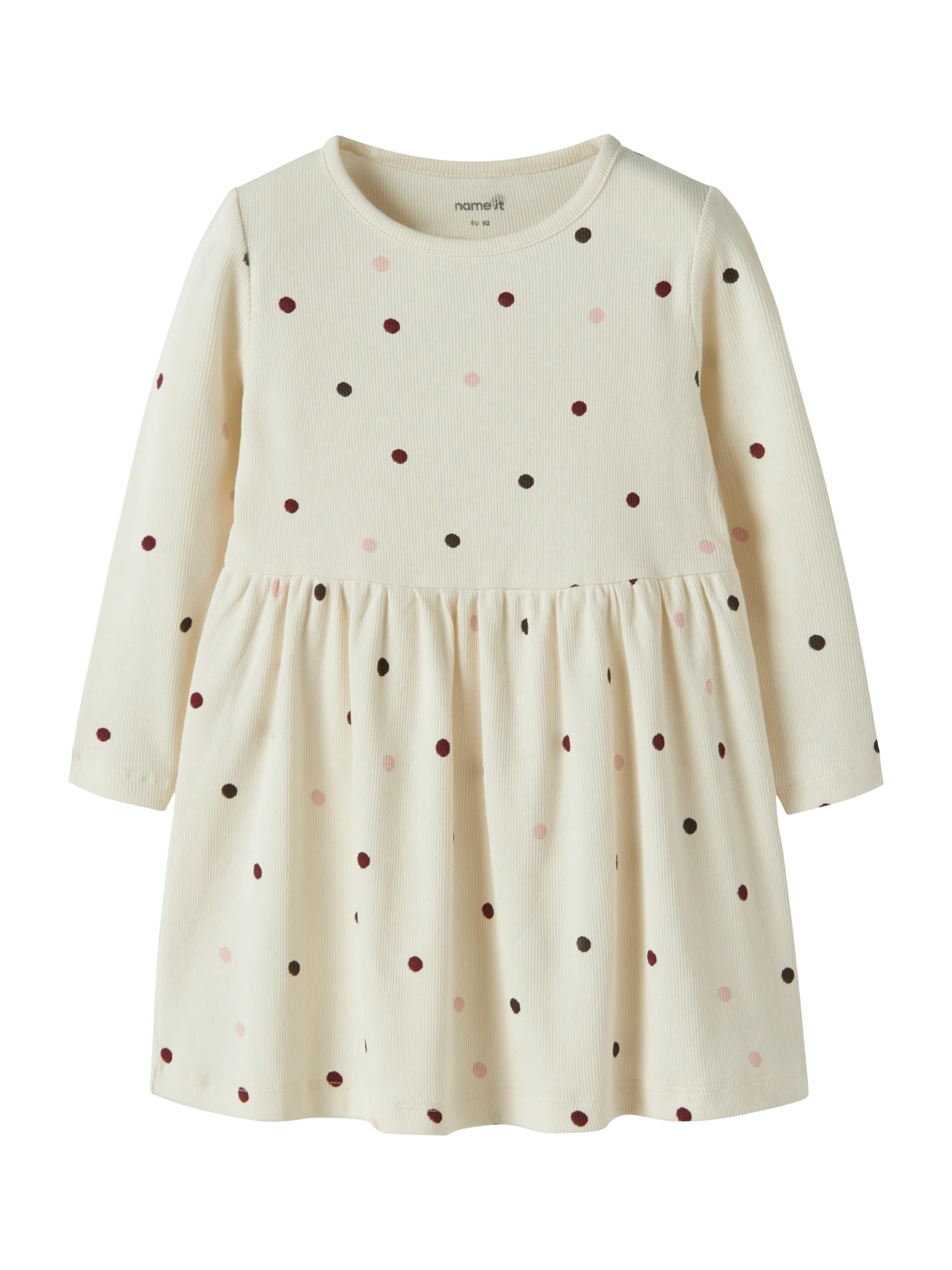 NAME IT Kleid 'NMFNUTTI' in Beige: Vorderseite
